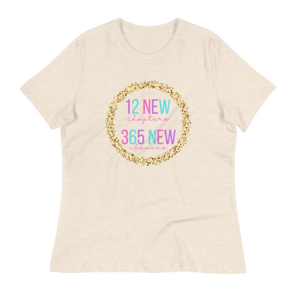 12 New Chapters, 365 New Chances Shirt- Bella Canvas - Image 2