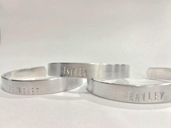 Personalized Cuff Bracelet- Choose Width - Image 2