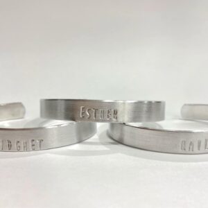 Personalized Cuff Bracelet- Choose Width