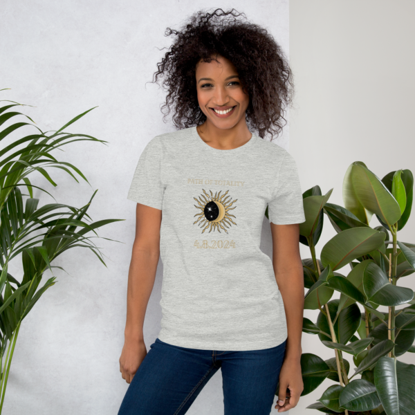 "Path of Totality - April 8, 2024" Solar Eclipse Shirt - Image 2